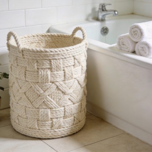 Cotton Rope Woven Storage Bin