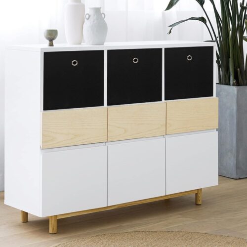 Foldable Fabric Storage Cube Organizer Basket