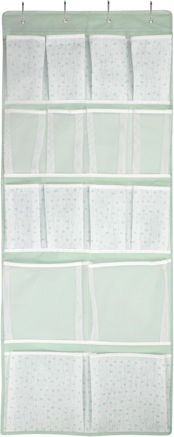 71dqpIqSUHL._AC_SL1500_.jpg 16 Pockets- Over Door Hanging Storage Organizer with 4 Kinds Pouch,Behind Closet Hanging Shelf Holder for Sock,Hat,Underwear,Travel Outfit,Shoes,Back of Door Space-saving Organization for Home,Dorm,RV - Image 1