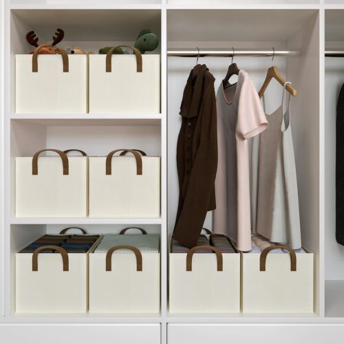 Fabric Closet Storage Basket for Organization