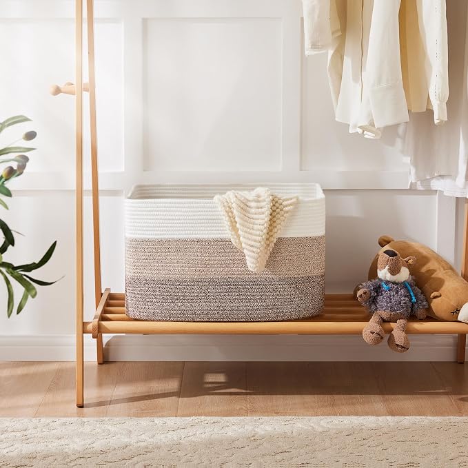 Decorative Woven Storage Basket for Organization - Image 2